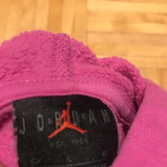 Jordan Pink Hoodie Sweatshirt Classic Pullover​​ - Picture 5 of 5